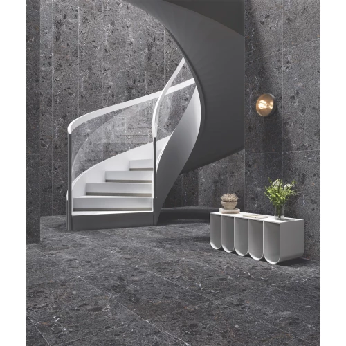 Керамогранит NT Ceramic Rockstar Black Abyss матовый черный NTTHS99802D 120х60 см