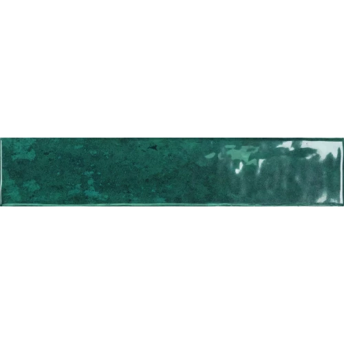 Плитка настенная Monopole San Remo Turquoise глянцевая бирюзовая 25x5 см