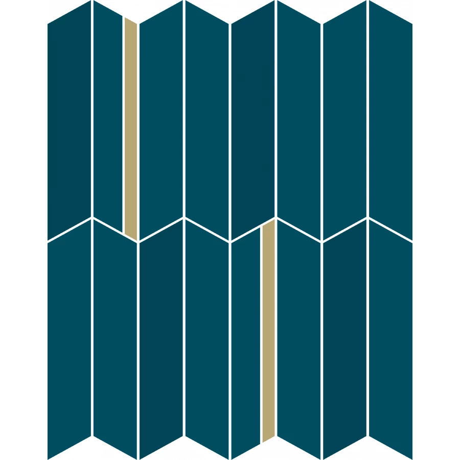 Мозаика Italon 3D Экспириенс Блу Глосcи инфинити 600110000972 38.7х30.7 см