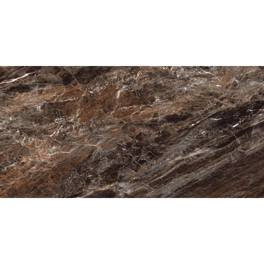 Керамогранит Bluezone Romano Versailles Brown High Glossy RP-185195 120x60 см