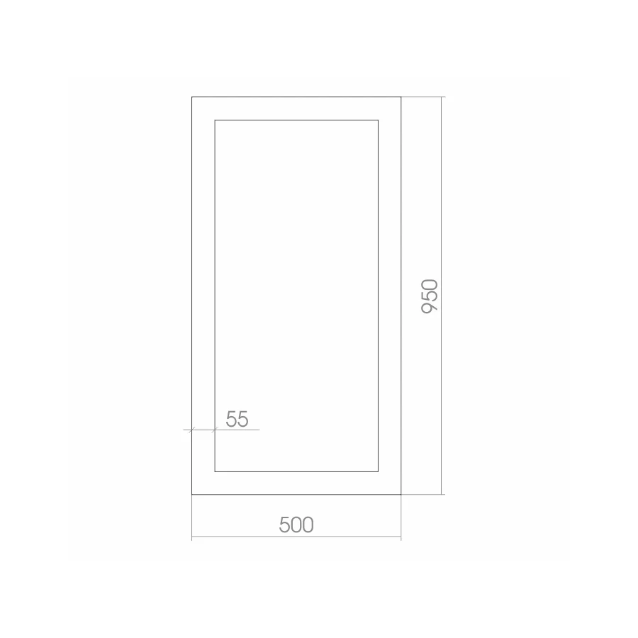 Зеркало Silver Mirrors Верона ФР-00000633 50x95 см