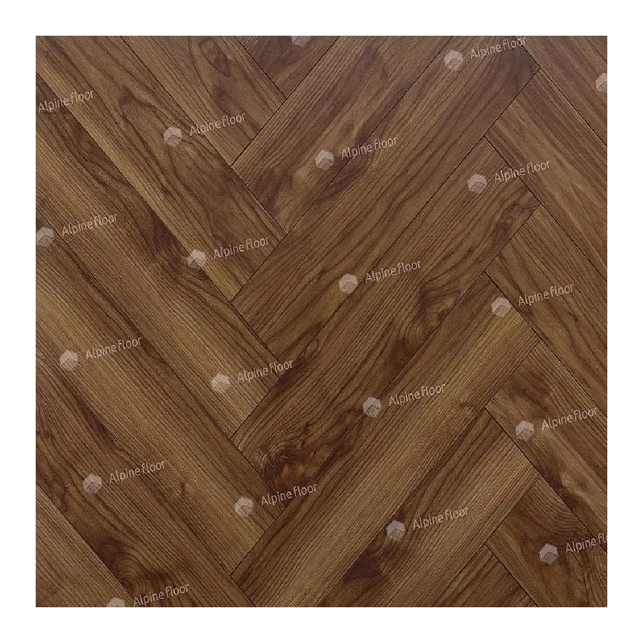 Ламинат Alpine Floor Herringbone 12 BR Chocolate Walnut 520 33 класс 12 мм 1,1971 кв.м.