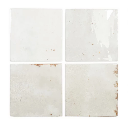 Плитка керамическая DNA Tiles Енамел Сqуаре Whите / Enamel Square White глянцевая белая 123075 12,5х12,5 см