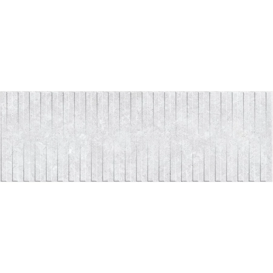 Плитка Saloni Markthal Metric Light матовая белая 90x30 см