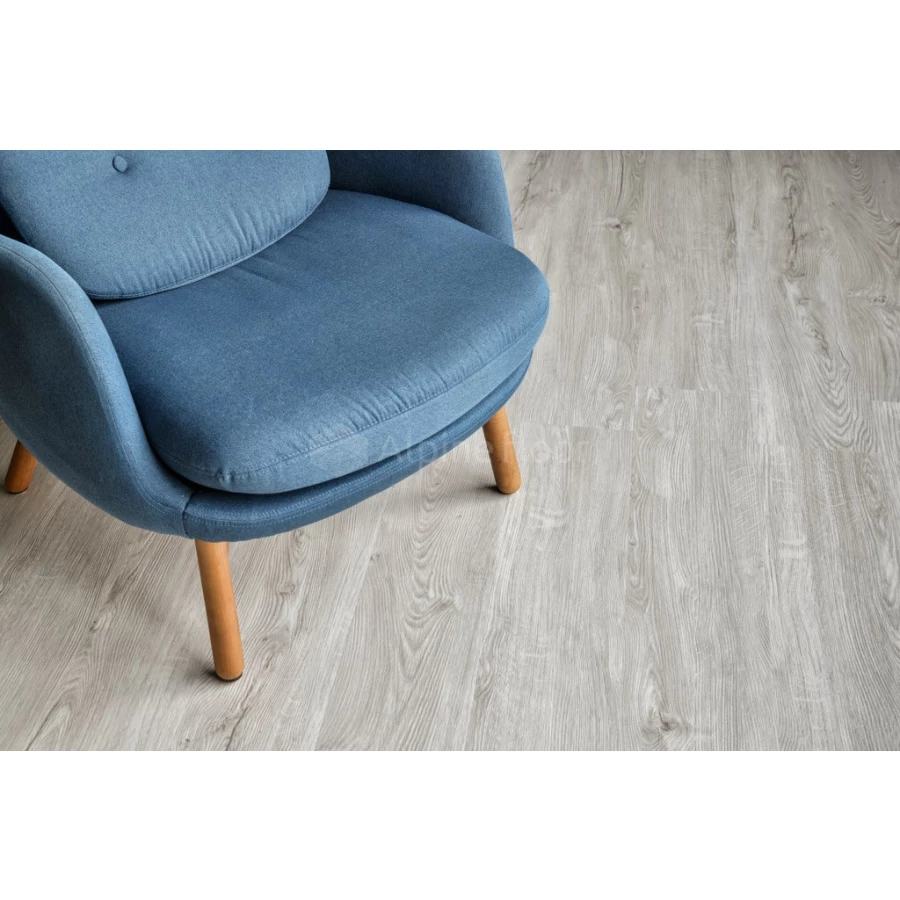 Плитка кварцвиниловая Alpine Floor Sequoia LVT синхронное тиснение Снежная ЕСО 6-8 LVT 43 класс 3.2/4 мм 2.245 кв.м 121.9х18.4 см