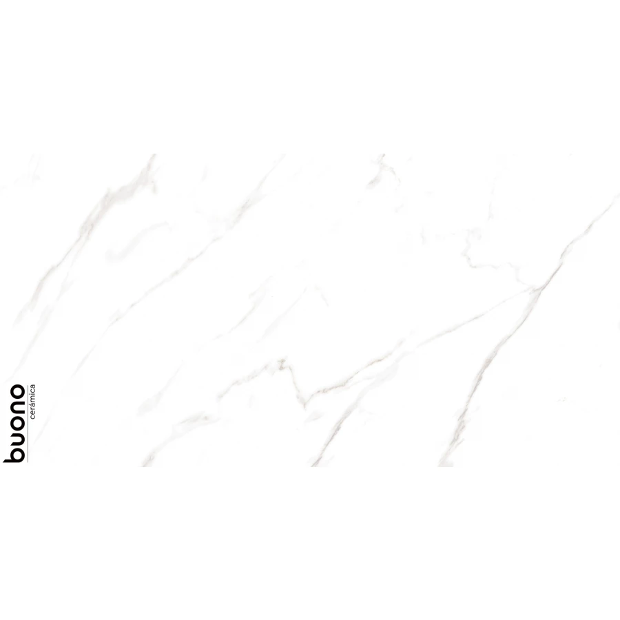 Керамогранит Buono Marble Carrara Livia Glossy белый M4401P 120х60 см