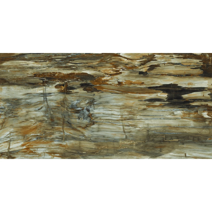 Керамогранит Art Ceramic Arty Brown High Gloss коричневый 120*60 см