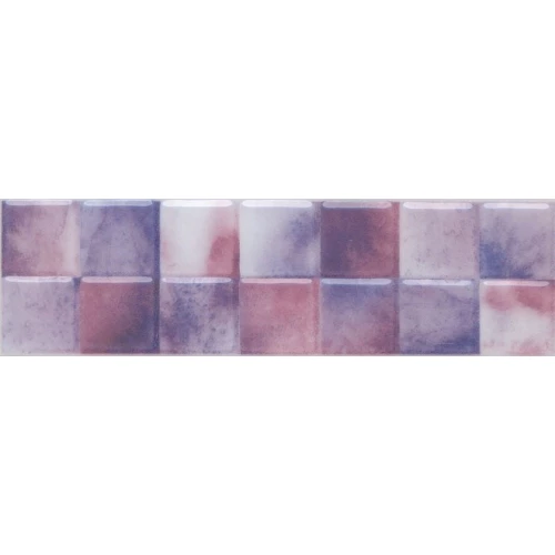 Плитка настенная Kerama Marazzi Бордюр Маронти глянцевый фиолетовый MLD/A54/8249 20х5,7 см