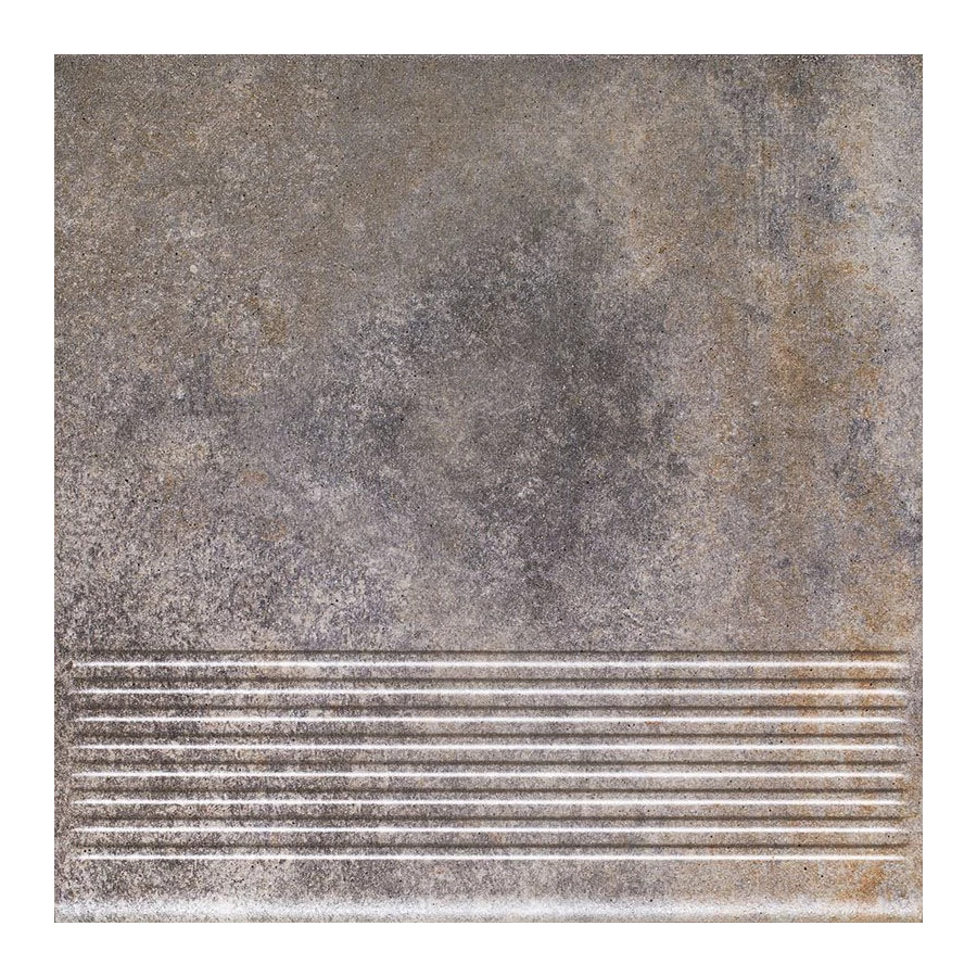 Ступень Paradyz Viano Antracite Stopnica Prosta матовая серая 29,5х29,5 см