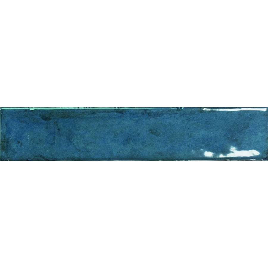 Плитка настенная Monopole San Remo Sapphire глянцевая сапфировая 25x5 см