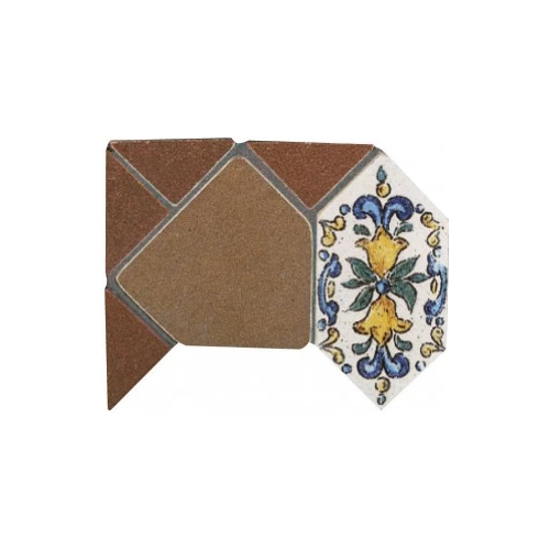 Вставка декоративная Gresan Angulo Calanda 12x12 см