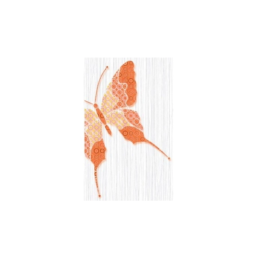 Декор Нефрит-Керамика Бабочки оранж 04-01-1-09-03-35-015-1 40х25