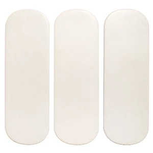 Плитка настенная DNA Calema Oval White Matt матовая белая 16х5,2 см