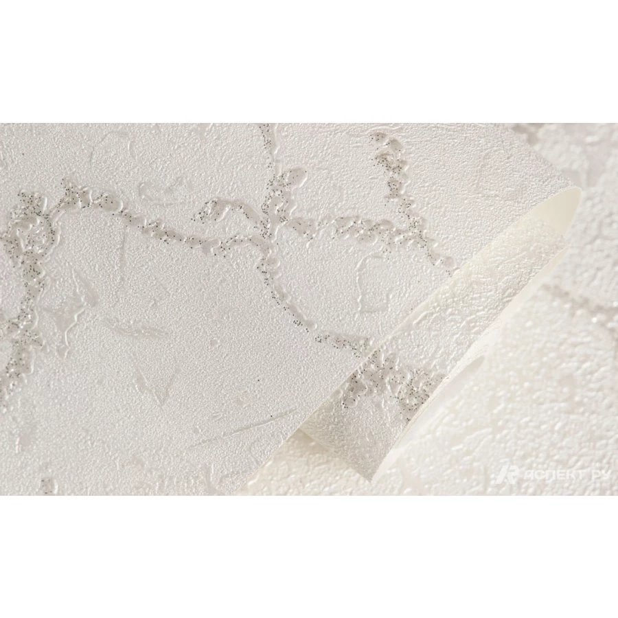 Обои флизелиновые Аспект Вермонт Белый 70572-11 1,06х10,05 м