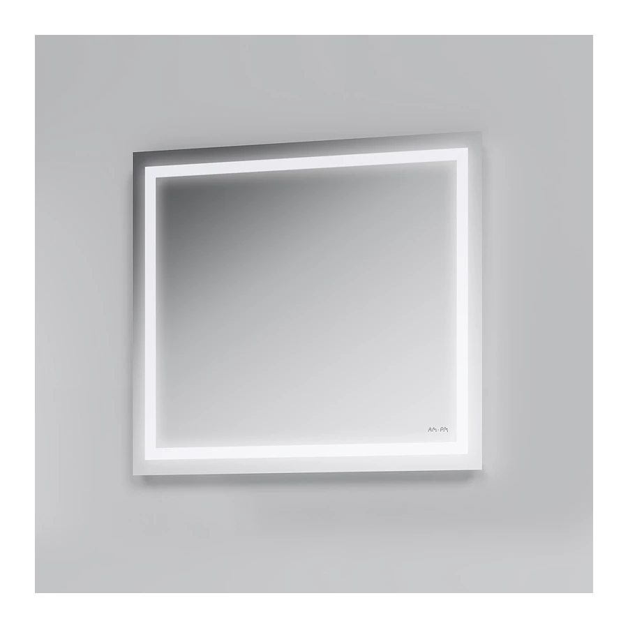 Зеркало Am Pm Gem с LED-подсветкой по периметру M91AMOX0801WG 80 см