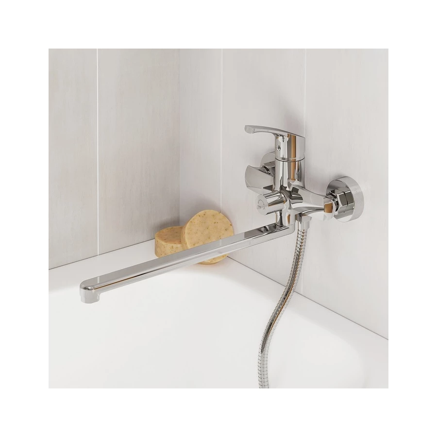 Смеситель для ванны с длинным изливом Milardo Sterm STESB02M10 хром