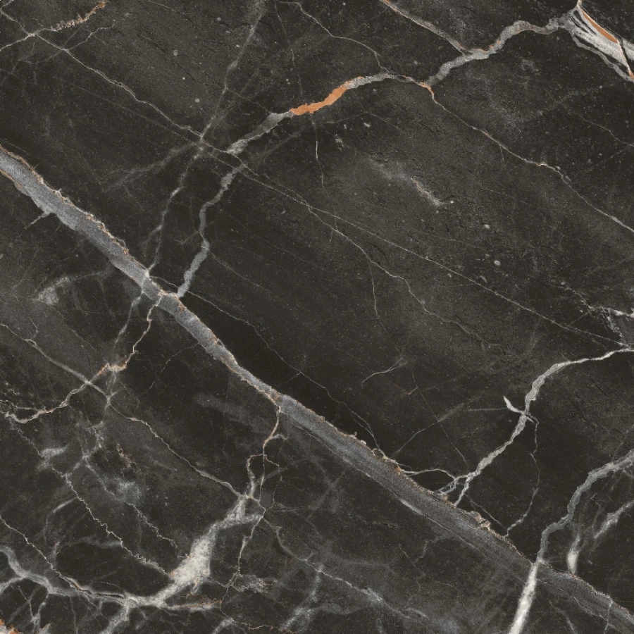 Керамогранит Eurotile Ceramica Mirra Black Pol черно-серый 7930138705320 60x60 см