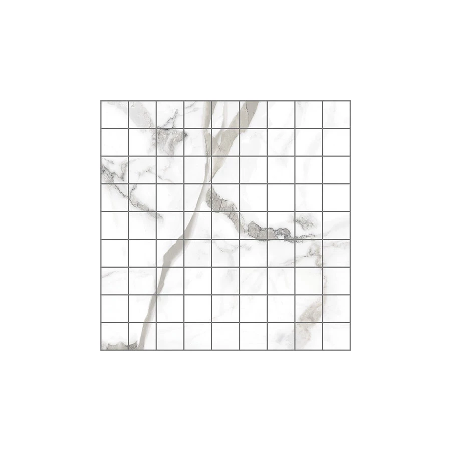 Керамическая плитка Kerlife Arabescato Bianco глянцевая белая 29,4х29,4 см