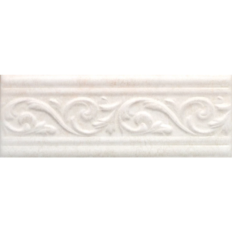 Бордюр InterCerama Arabesco белый 23*8,2 см