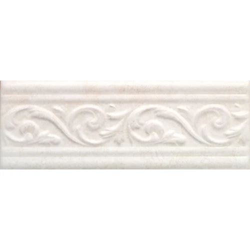Бордюр InterCerama Arabesco белый 23*8,2 см