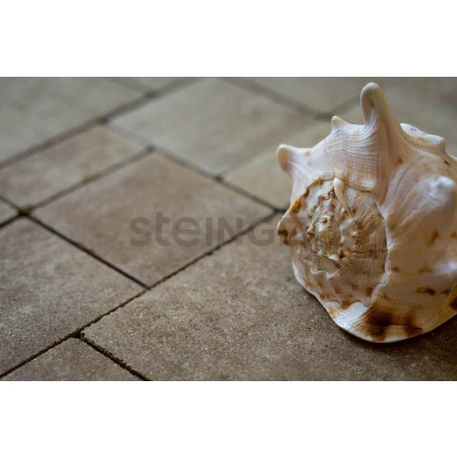 Тротуарная плитка Steingot Бавария "Травертин" серый 60 мм